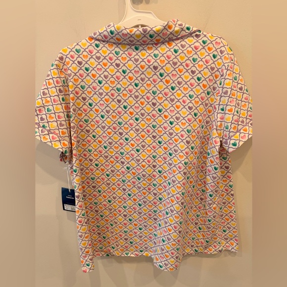 Roller Rabbit Multicolor Heart Pajama Top - Picture 3 of 4